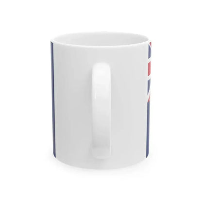 Flag of Hong Kong 1959-1997 2-3 (China) White Coffee Mug - Go Mug Yourself