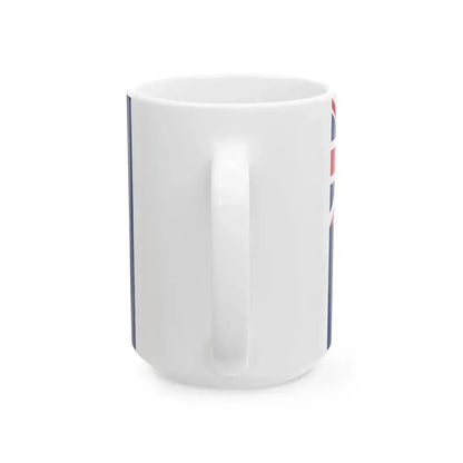 Flag of Hong Kong 1959-1997 2-3 (China) White Coffee Mug - Go Mug Yourself