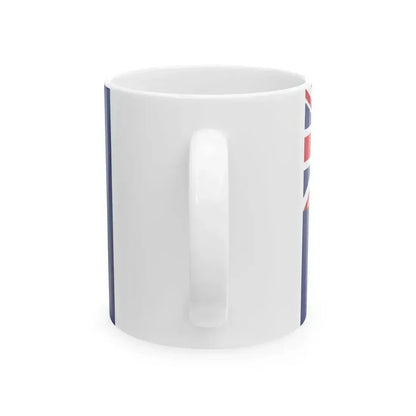 Flag of Hong Kong 1959-1997 3-5 (China) White Coffee Mug - Go Mug Yourself