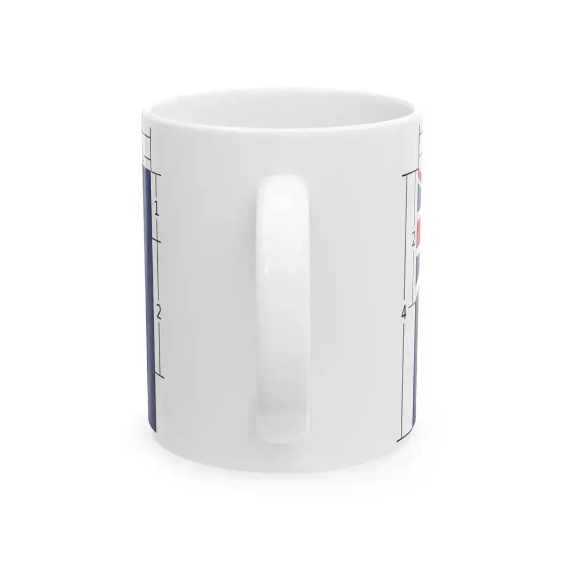 Flag of Hong Kong 1959 Construction (China) White Coffee Mug - Go Mug Yourself