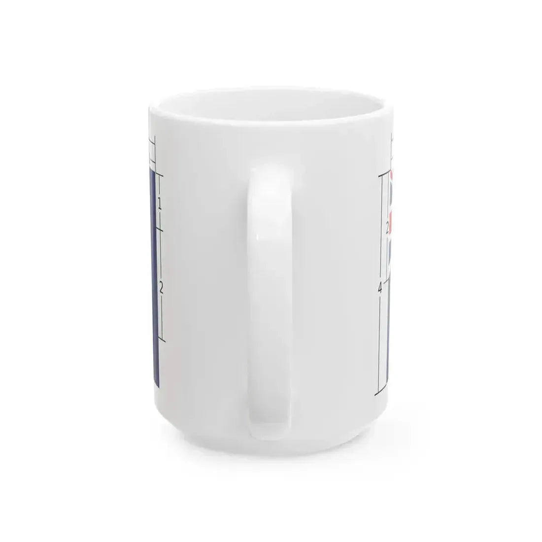 Flag of Hong Kong 1959 Construction (China) White Coffee Mug - Go Mug Yourself