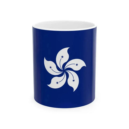 Flag of Hong Kong Special Administrative Region of the Republic of China (China) White Coffee Mug 11oz - Go Mug Yourself