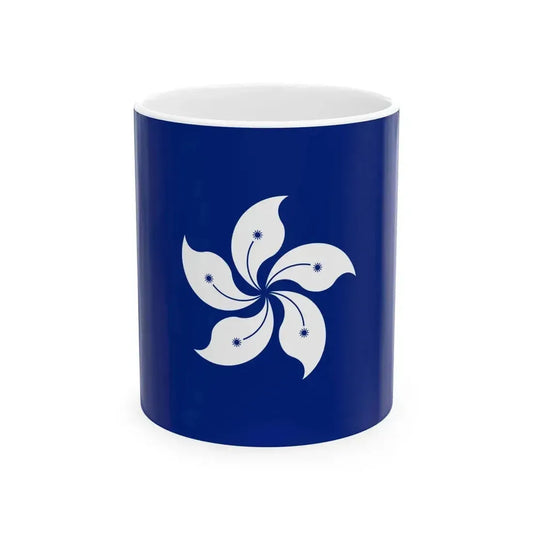 Flag of Hong Kong Special Administrative Region of the Republic of China (China) White Coffee Mug 11oz - Go Mug Yourself