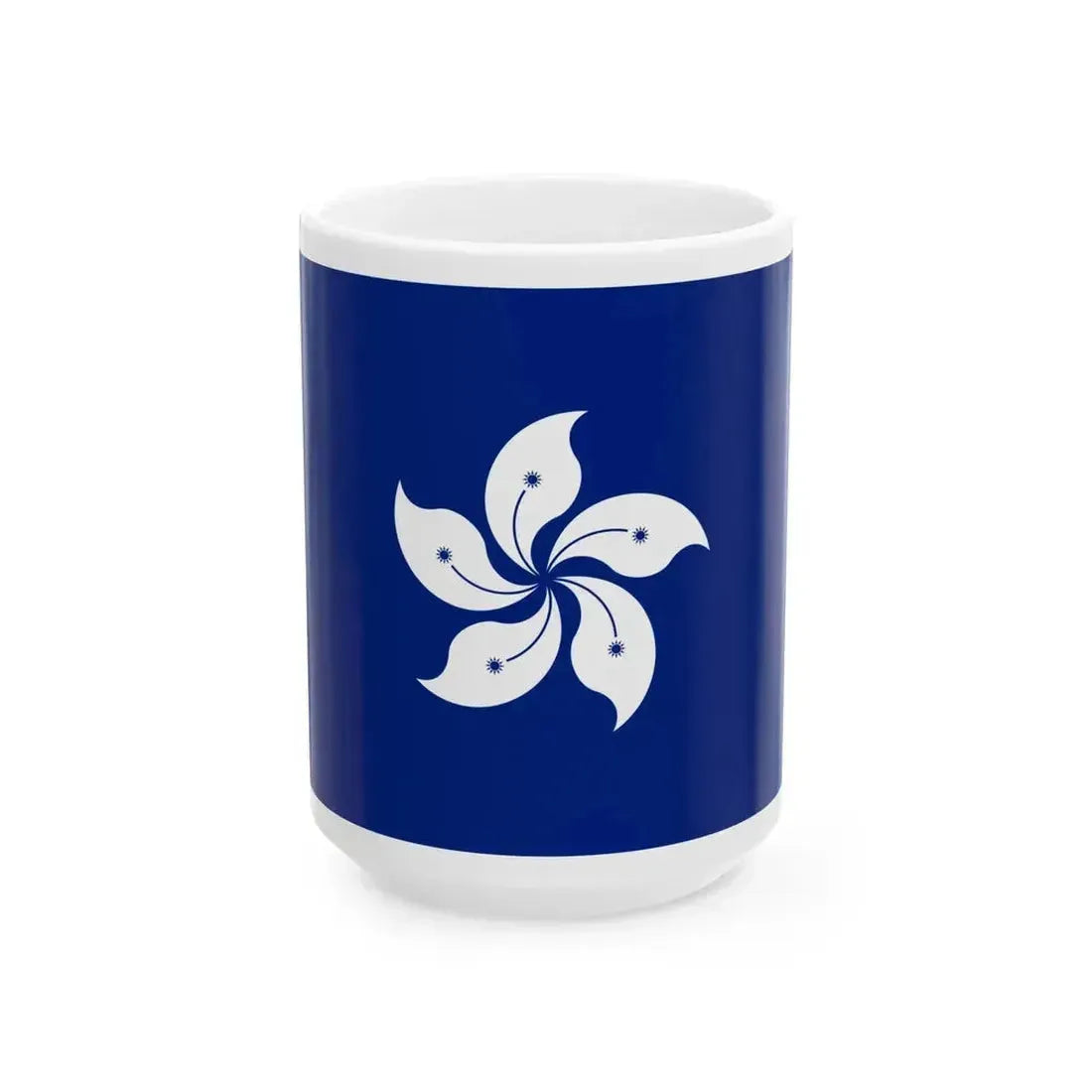 Flag of Hong Kong Special Administrative Region of the Republic of China (China) White Coffee Mug 15oz - Go Mug Yourself