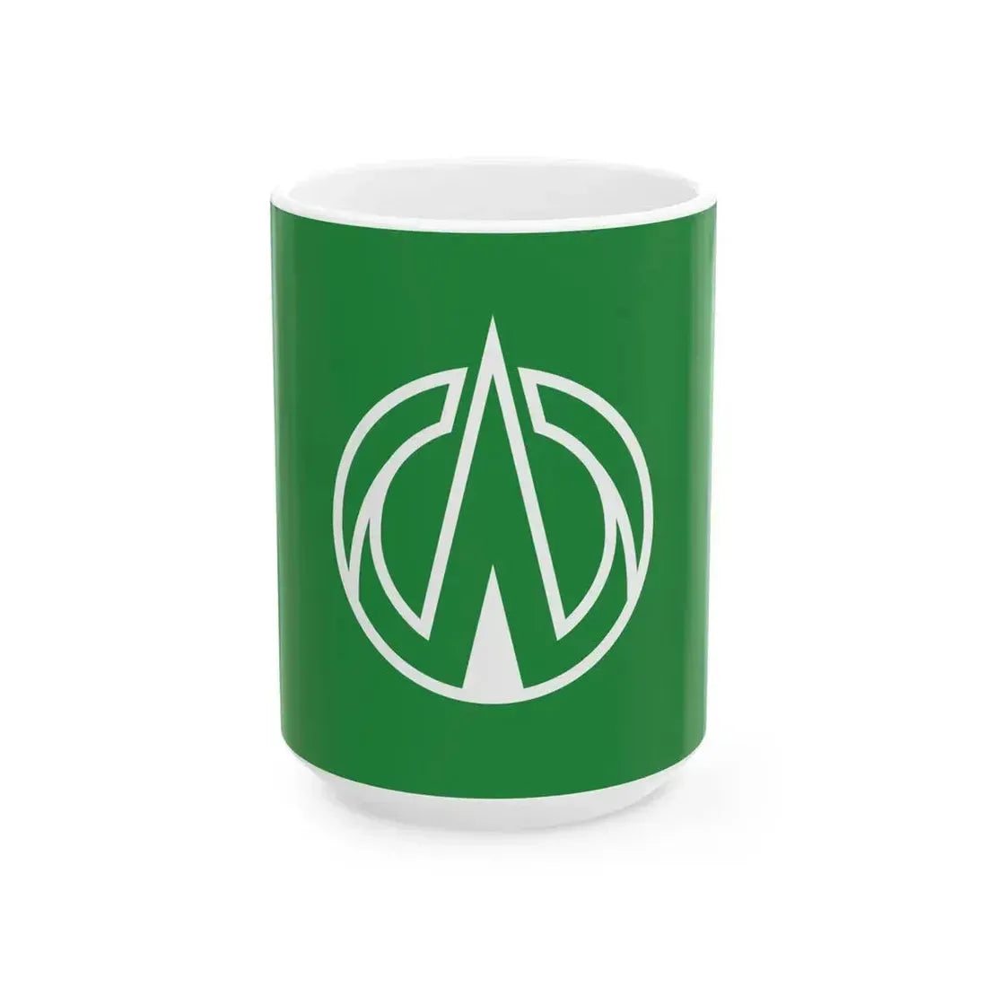 Flag of Hongawa Kochi 1980-2004 (Japan) White Coffee Mug 15oz - Go Mug Yourself