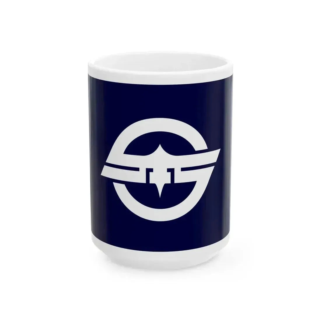 Flag of Hongu Wakayama 1967-2005 (Japan) White Coffee Mug 15oz - Go Mug Yourself