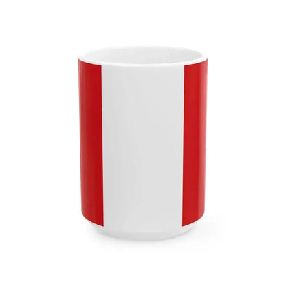 Flag of Hoogstraten (Belgium) White Coffee Mug 15oz - Go Mug Yourself