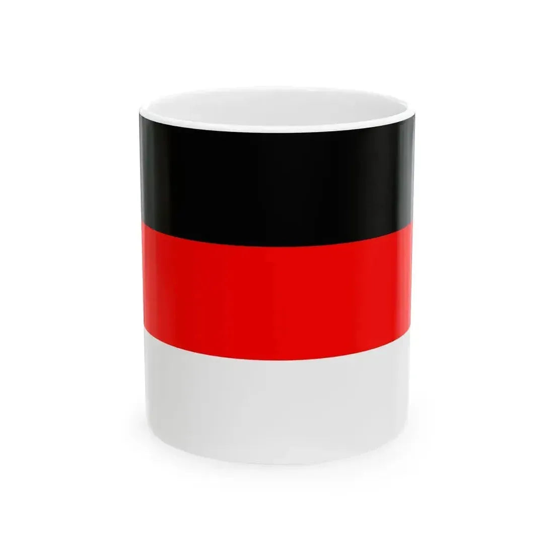 Flag of Horni Pocernice (Czech Republic) White Coffee Mug 11oz - Go Mug Yourself