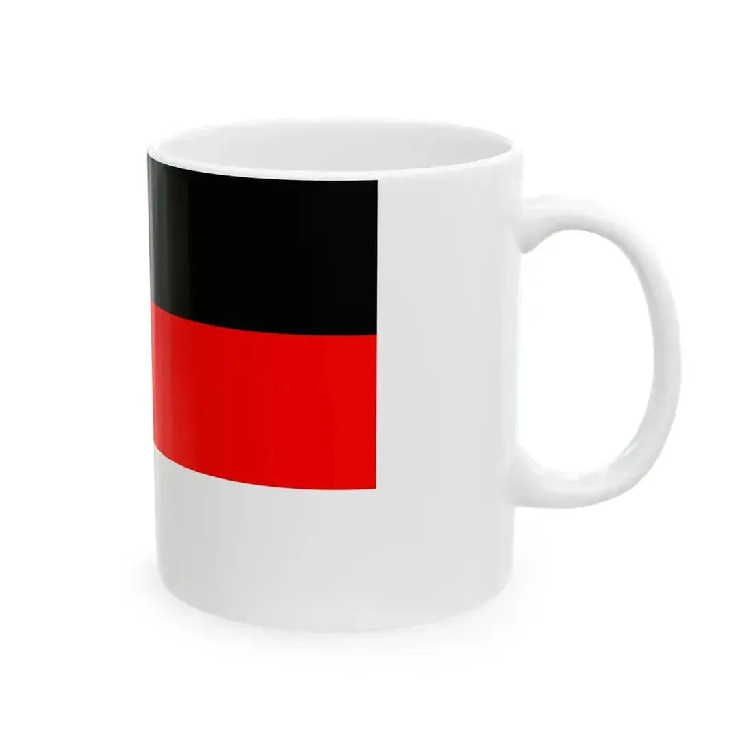 Flag of Horni Pocernice (Czech Republic) White Coffee Mug - Go Mug Yourself