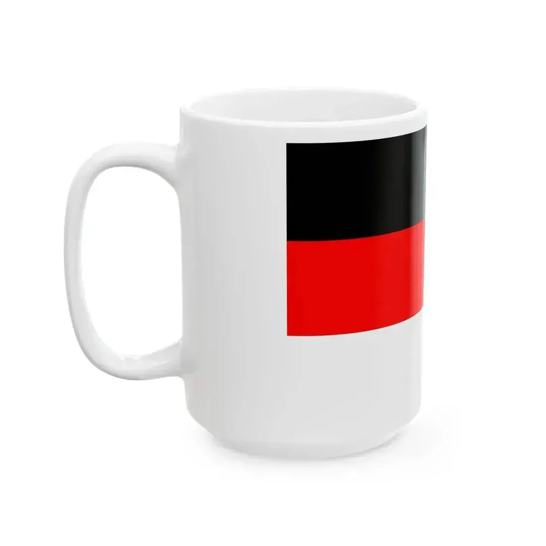 Flag of Horni Pocernice (Czech Republic) White Coffee Mug - Go Mug Yourself