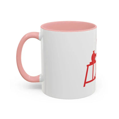 Flag of Horningsea UK - Accent Coffee Mug - Go Mug Yourself