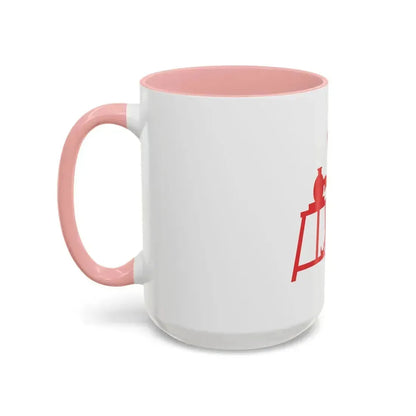 Flag of Horningsea UK - Accent Coffee Mug - Go Mug Yourself