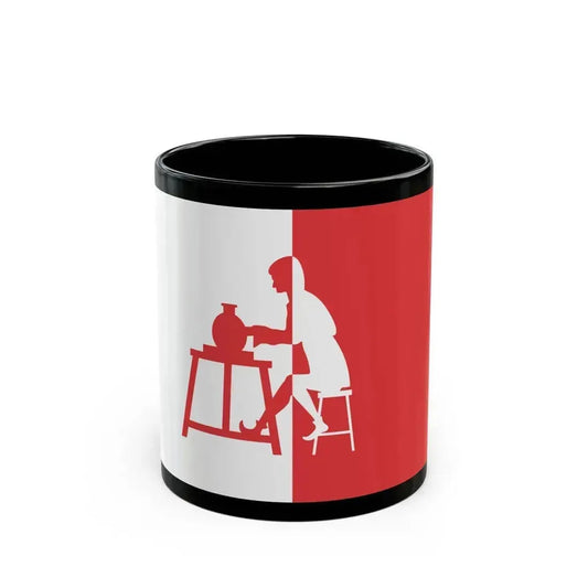Flag of Horningsea UK - Black Coffee Mug 11oz - Go Mug Yourself