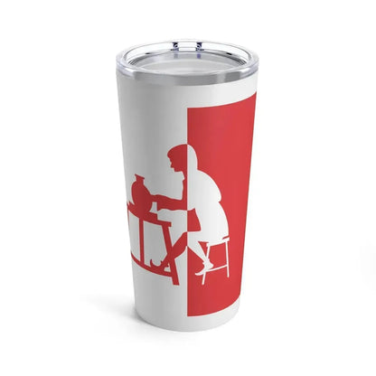 Flag of Horningsea UK - Tumbler 20oz 20oz - Go Mug Yourself