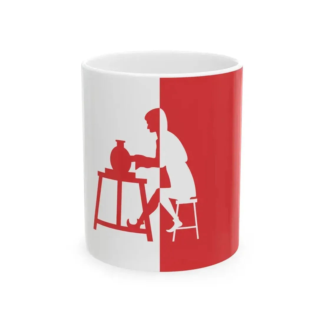 Flag of Horningsea UK - White Coffee Mug 11oz - Go Mug Yourself
