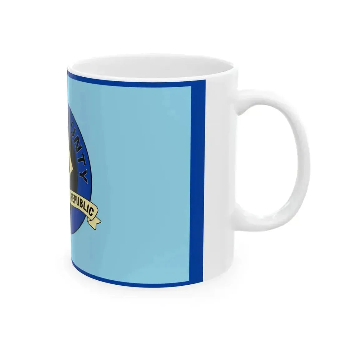Flag of Horry County South Carolina (United States) White Coffee Mug - Go Mug Yourself