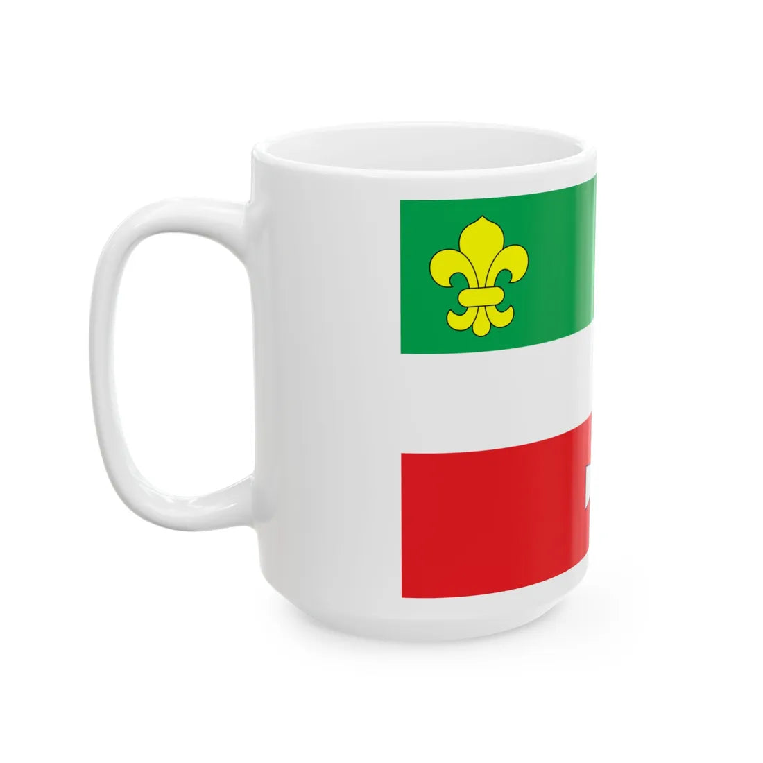 Flag of Hoshcha raion (Ukraine) White Coffee Mug - Go Mug Yourself
