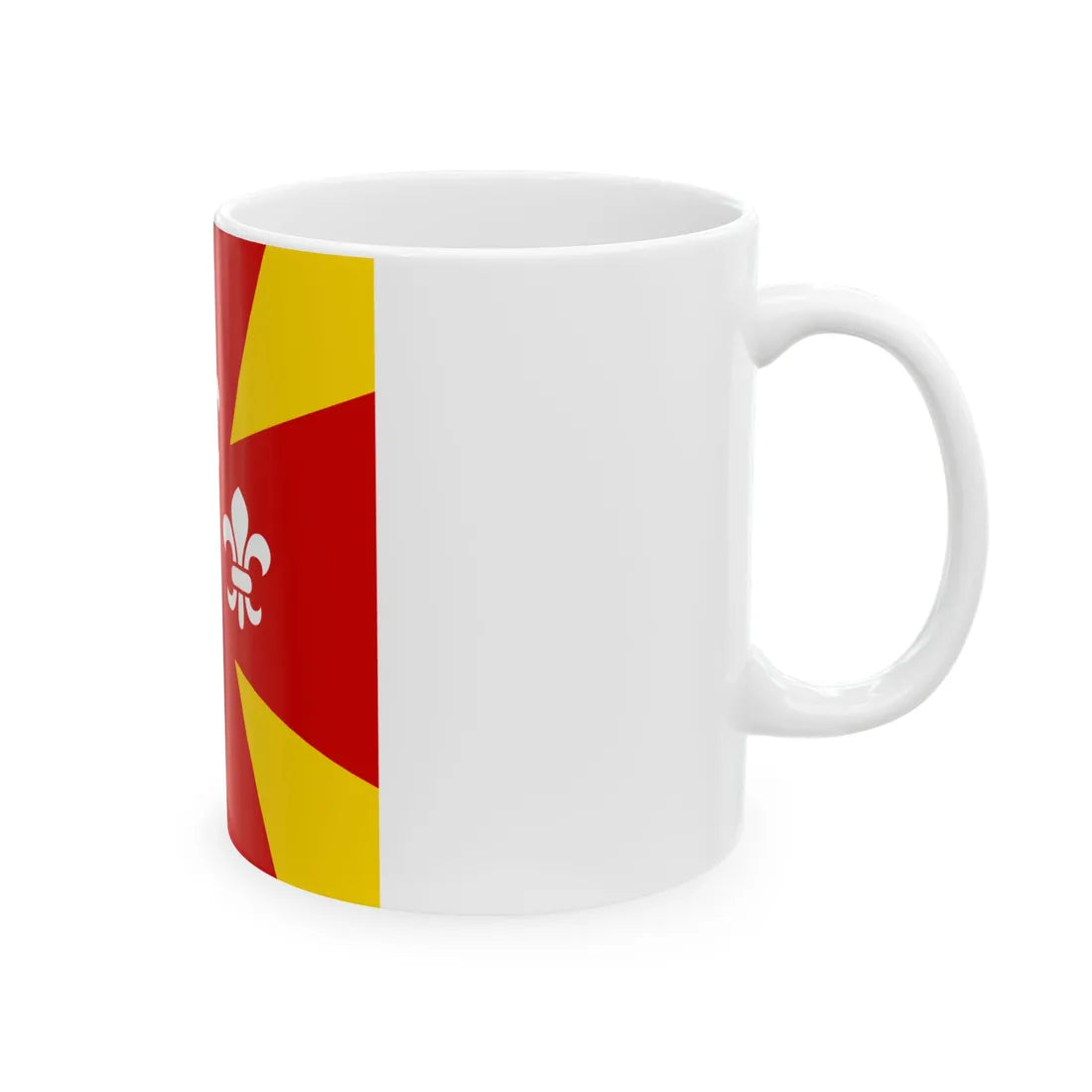 Flag of Hoshcha (Ukraine) White Coffee Mug - Go Mug Yourself