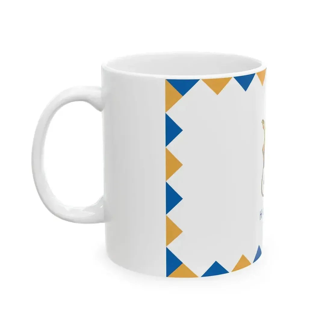Flag of Hotto variant (Hungary) White Coffee Mug - Go Mug Yourself