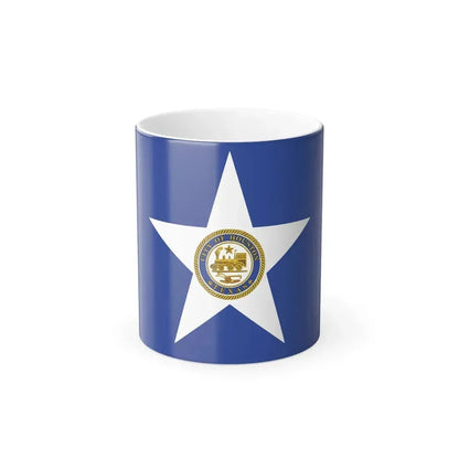 Flag of Houston, Texas - Color Changing Coffee Mug 11oz - Go Mug Yourself