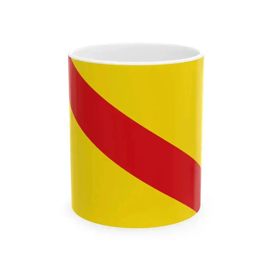 Flag of Hove (Belgium) White Coffee Mug 11oz - Go Mug Yourself