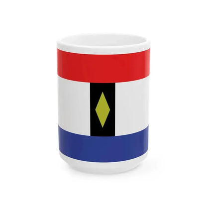 Flag of Howe TX (United States) White Coffee Mug 15oz - Go Mug Yourself