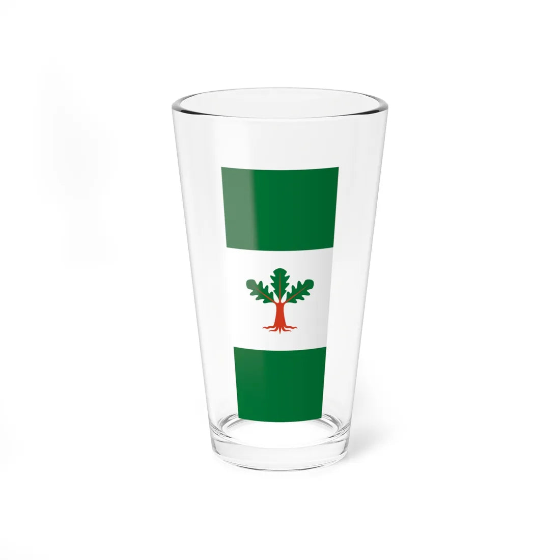 Flag of Hrastnik vertical (Slovenia) Pint Glass 16oz 16oz - Go Mug Yourself