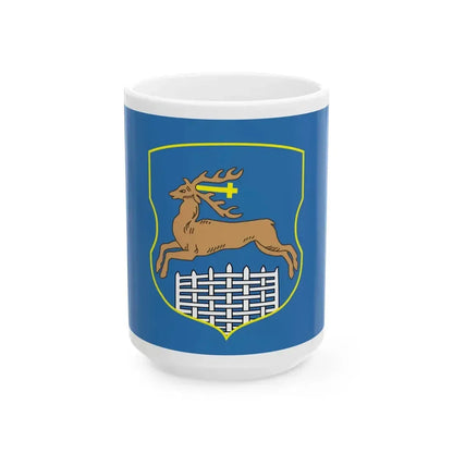 Flag of Hrodna (Belarus) White Coffee Mug 15oz - Go Mug Yourself