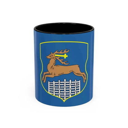 Flag of Hrodna  Horadnia  Grodno Russia - Accent Coffee Mug 11oz Black - Go Mug Yourself