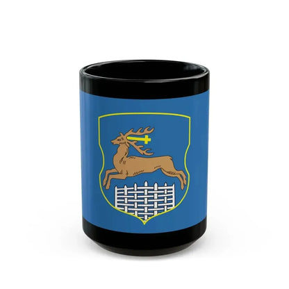 Flag of Hrodna  Horadnia  Grodno Russia - Black Coffee Mug 15oz - Go Mug Yourself