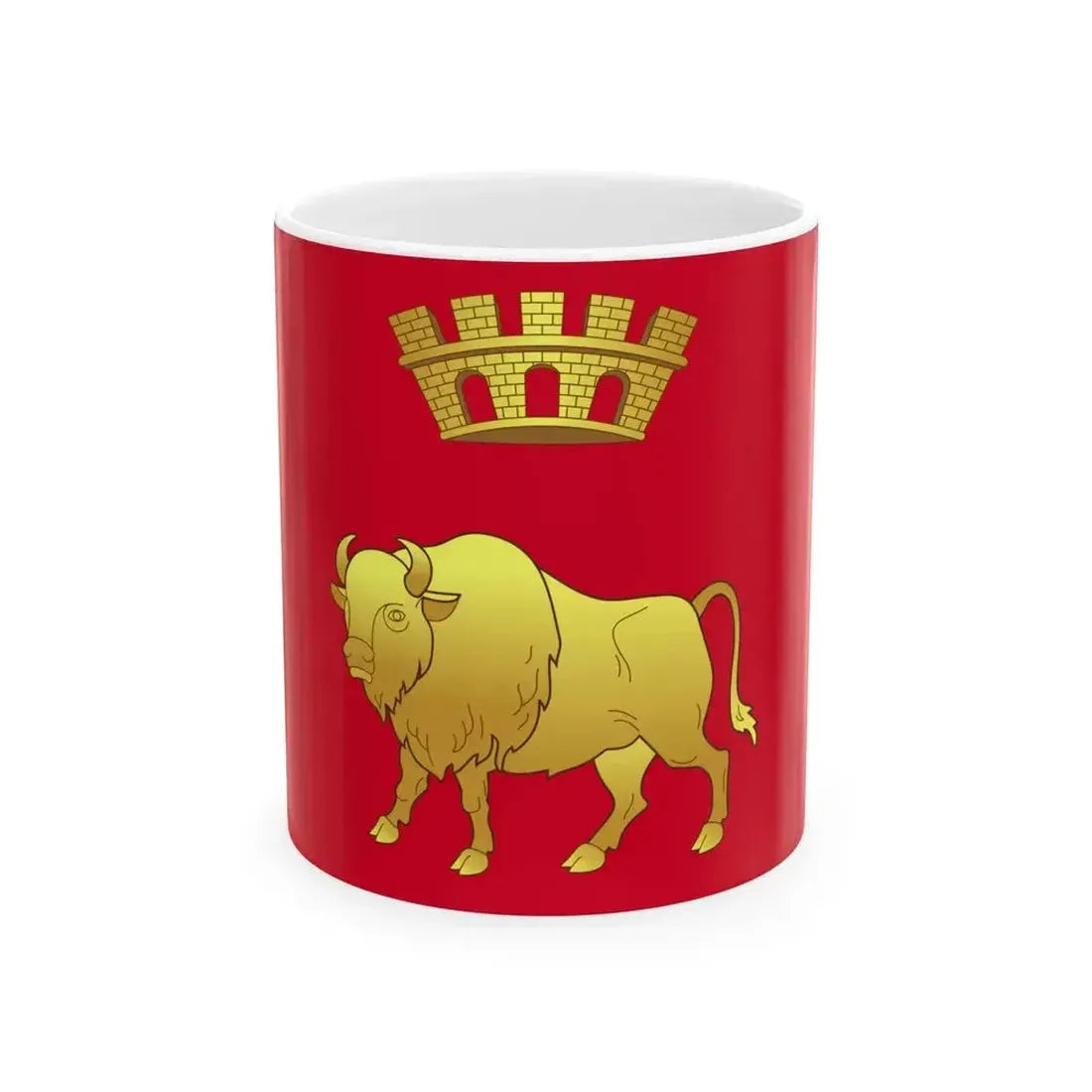 Flag of Hrodna Voblasts (Belarus) White Coffee Mug 11oz - Go Mug Yourself