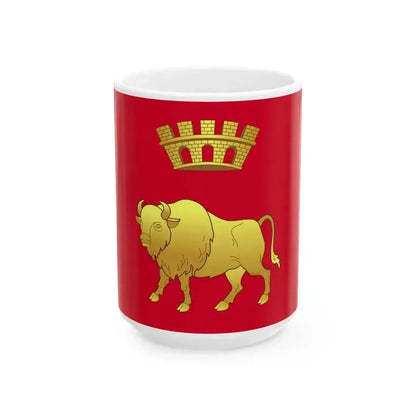 Flag of Hrodna Voblasts (Belarus) White Coffee Mug 15oz - Go Mug Yourself