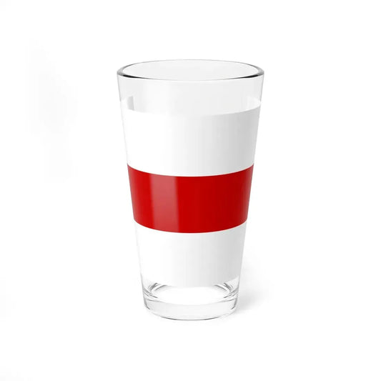 Flag of Huahine (France) Pint Glass 16oz 16oz - Go Mug Yourself