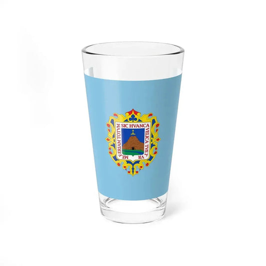 Flag of Huancavelica (Peru) Pint Glass 16oz 16oz - Go Mug Yourself
