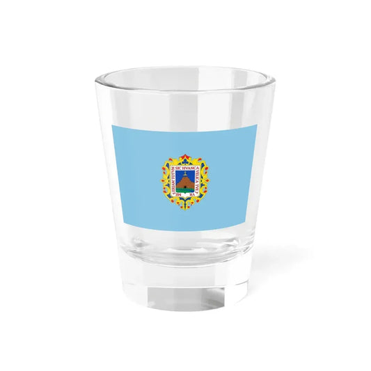 Flag of Huancavelica (Peru) Shot Glass 1.5oz 1.5oz - Go Mug Yourself