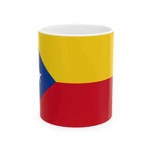 Flag of Huaquillas (Ecuador) White Coffee Mug 11oz - Go Mug Yourself
