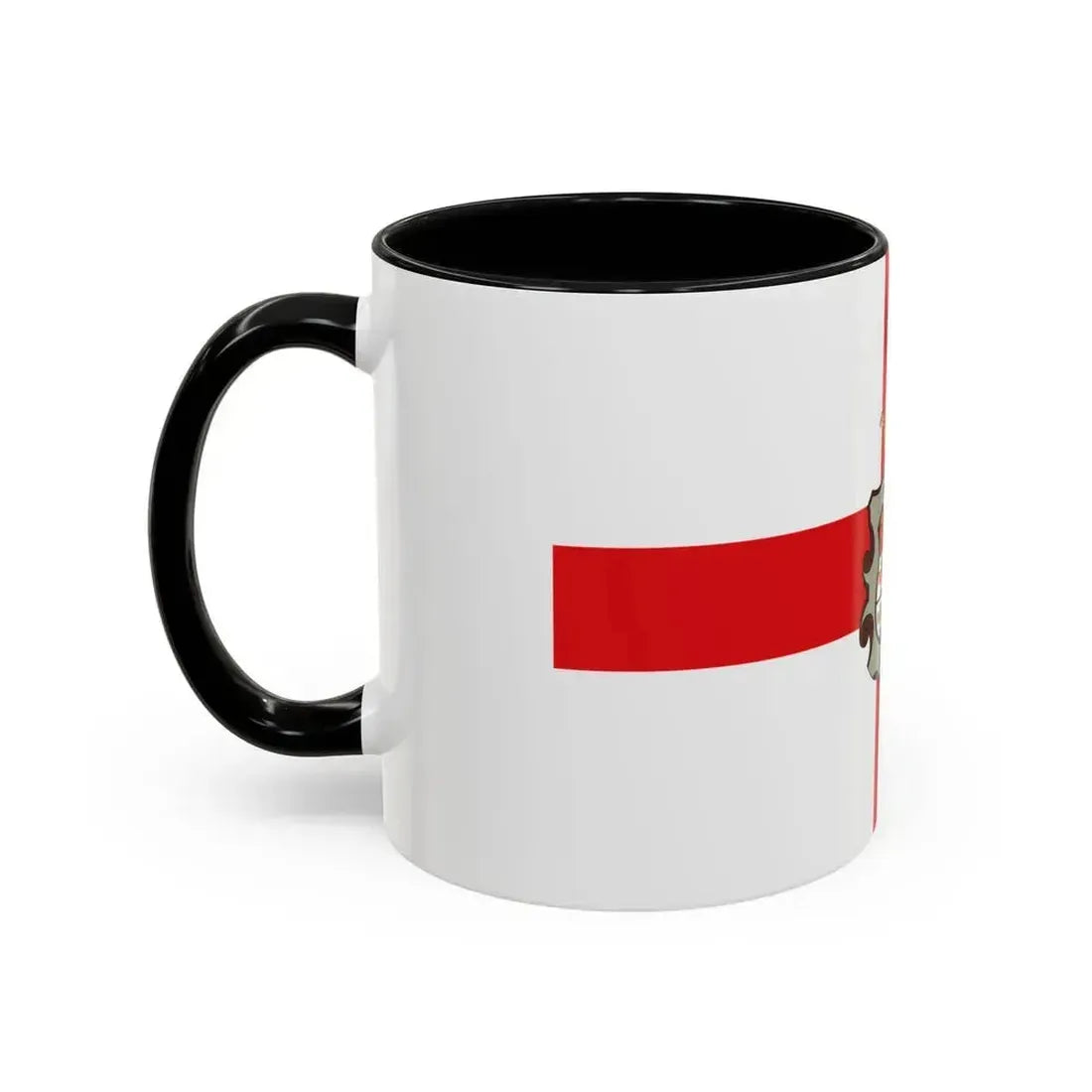 Flag of Huesca Spain - Accent Coffee Mug - Go Mug Yourself