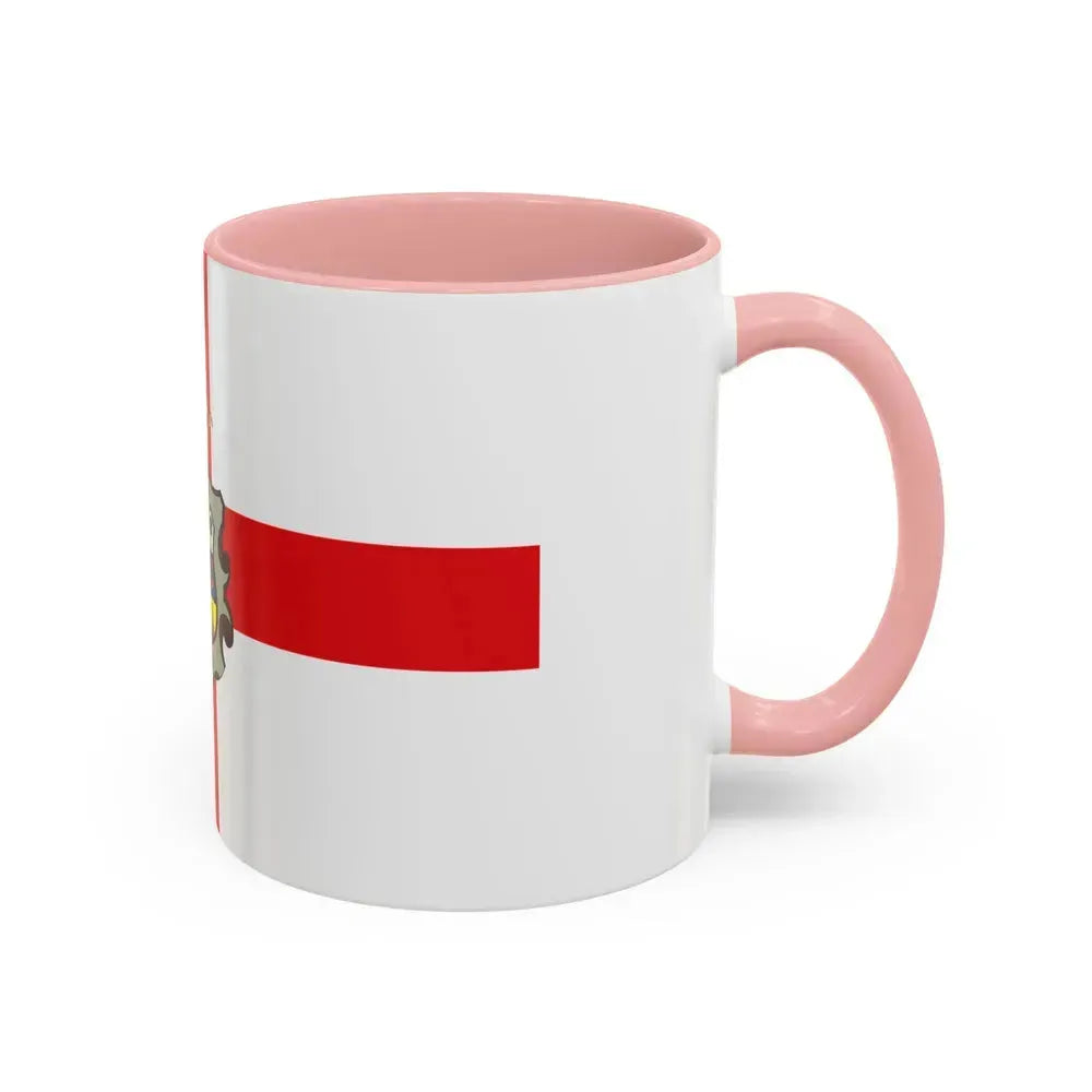 Flag of Huesca Spain - Accent Coffee Mug - Go Mug Yourself