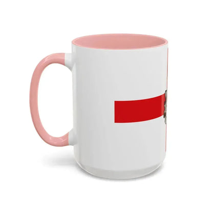 Flag of Huesca Spain - Accent Coffee Mug - Go Mug Yourself