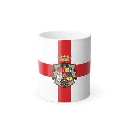 Flag of Huesca Spain - Color Changing Coffee Mug 11oz - Go Mug Yourself