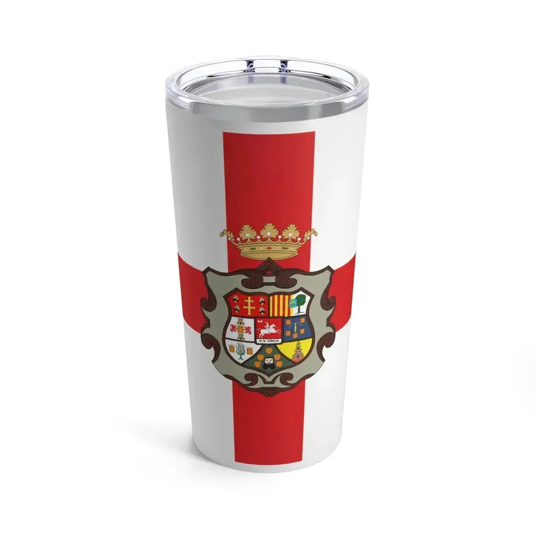 Flag of Huesca Spain - Tumbler 20oz 20oz - Go Mug Yourself