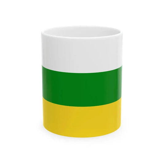 Flag of Huila (Colombia) White Coffee Mug 11oz - Go Mug Yourself