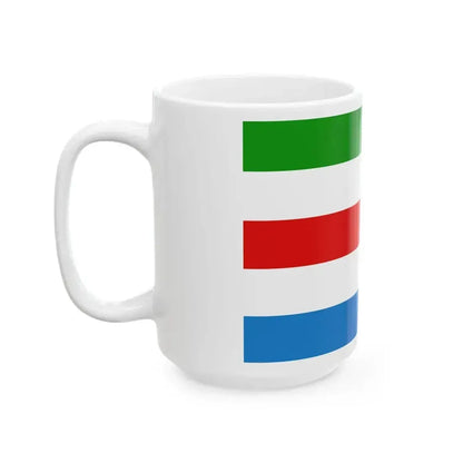 Flag of Huldenberg (Belgium) White Coffee Mug - Go Mug Yourself