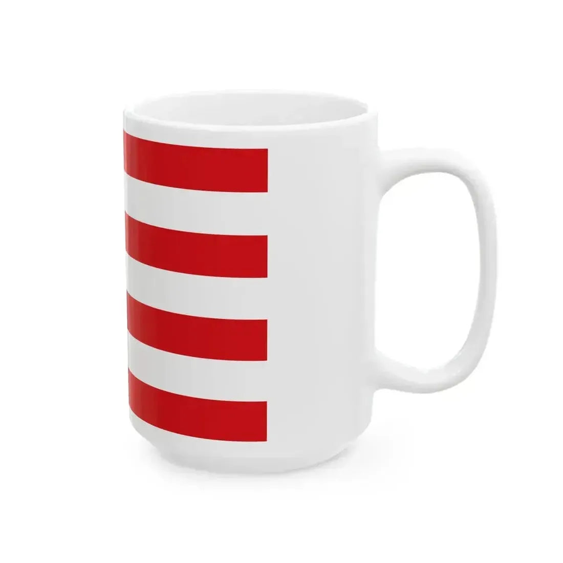 Flag of Hulshout (Belgium) White Coffee Mug - Go Mug Yourself