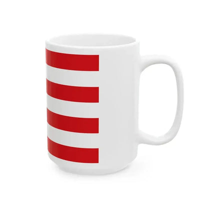 Flag of Hulshout (Belgium) White Coffee Mug - Go Mug Yourself