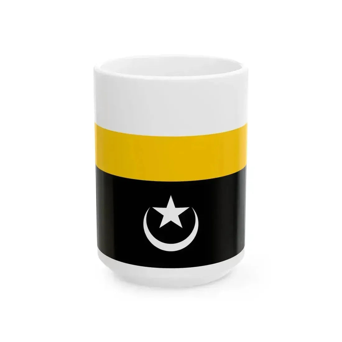 Flag of Hulu Perak Perak (Malaysia) White Coffee Mug 15oz - Go Mug Yourself