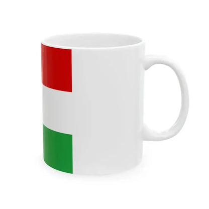 Flag of Hungary 1-1 (Hungary) White Coffee Mug - Go Mug Yourself