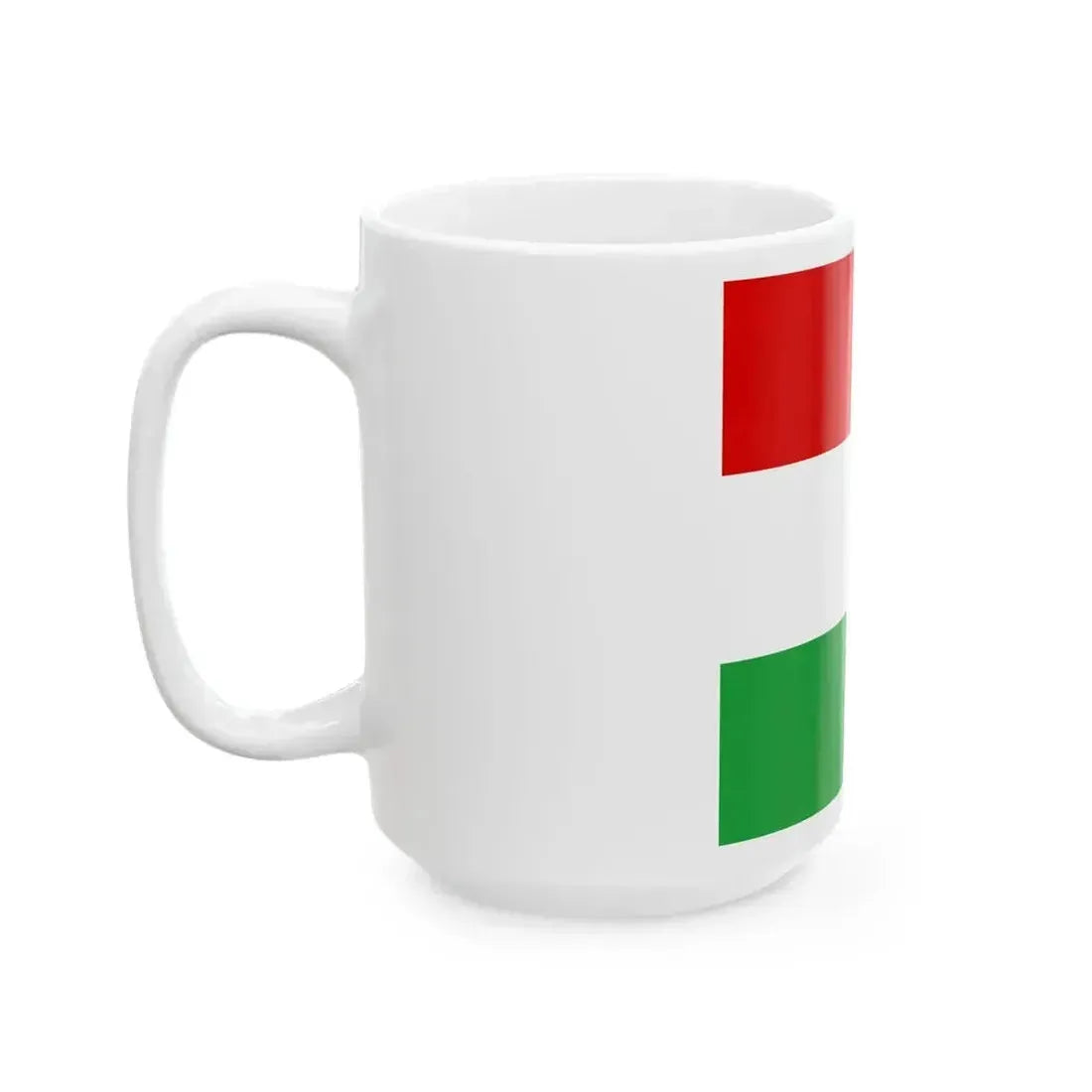 Flag of Hungary 1-1 (Hungary) White Coffee Mug - Go Mug Yourself
