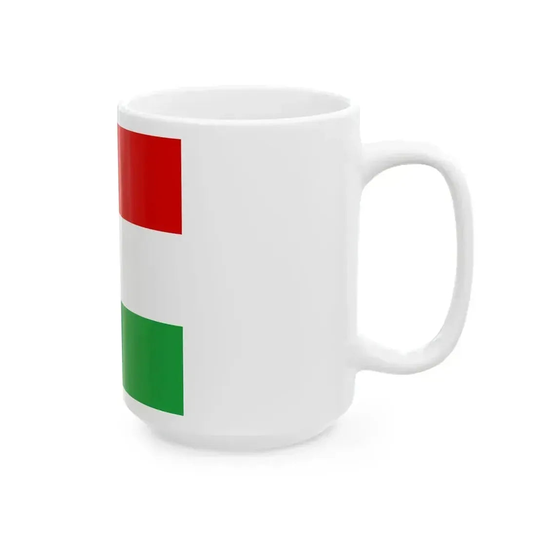 Flag of Hungary 1-1 (Hungary) White Coffee Mug - Go Mug Yourself