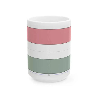 Flag of Hungary 1-2 construction sheet (Hungary) White Coffee Mug 15oz - Go Mug Yourself